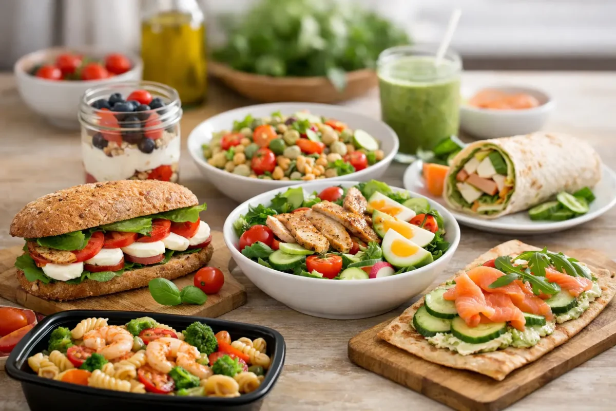 Repas rapide produits frais pour se régaler