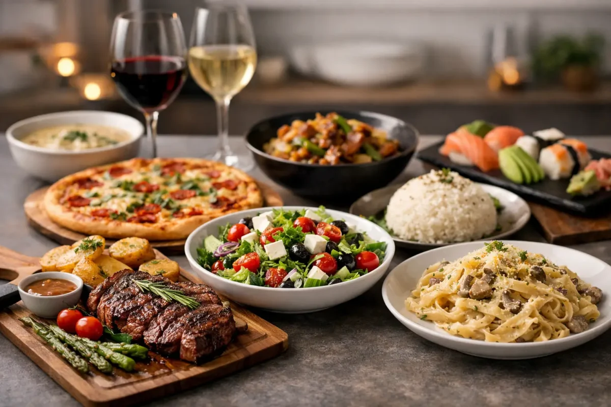Offres de menu repas du soir pour tous les goûts