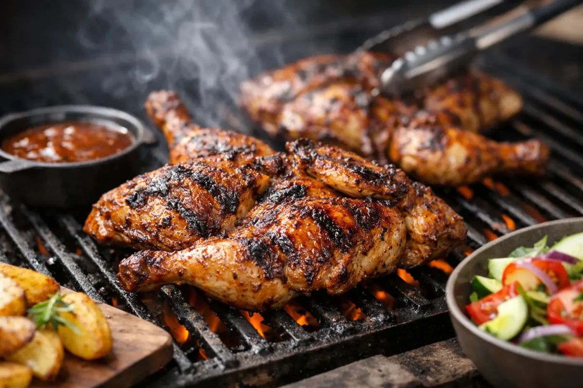 Poulet braisé : le goût généreux des grillades
