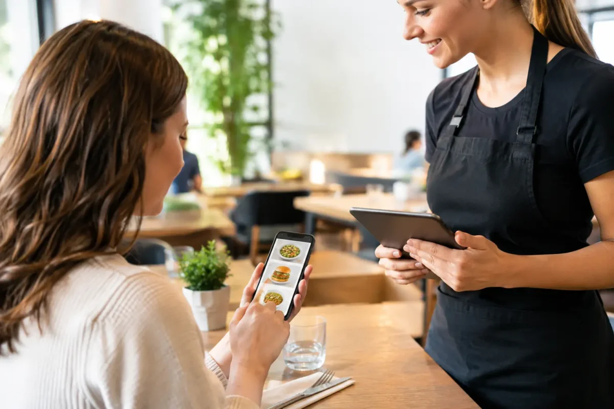 Commande digitale restaurant, simple et rapide