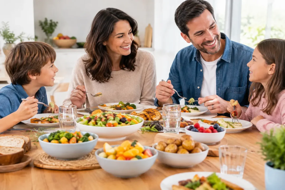 Un exemple de menu pour famille sur 7 jours